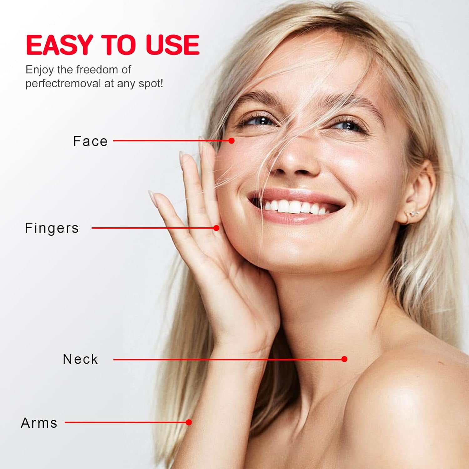 Facial Hair Remover for Women, Face Shaver for Women's Lip, Chin, Peach Fuzz, 2 Replacement Heads and USB Rechargeable