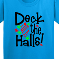 thumbnail image 4 of Inktastic Deck the Halls Christmas Ornament Youth T-Shirt, 4 of 5