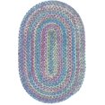 thumbnail image 1 of Botanical Isle BI50R048X048 Botanical Isle - Oasis Blue 4 ft. round Rug, 1 of 1