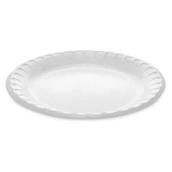YTK100090000 Laminated Foam Dinnerware, Plate, 8.88 Diameter