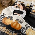 thumbnail image 5 of Erosebridal Pumpkin Patch King Bedding 7pcs,Fall Harvest King Bed in a Bag,Ivory,Reversible, 5 of 6