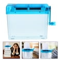 thumbnail image 1 of OULII daily manual shredder Paper Shredder Blue ABS Privacy Protection 1Set, 1 of 8