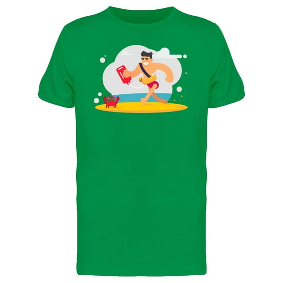 Sea Lifeguard Doodle Tee Men's -Image by Shutterstock