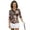 Camo Forest, variant on Leopard-Print Butterfly Women's Golf Top Size 2XL Versatile Casual Long Sleeve Golf Polo Shirts with Zipper Quick Dry Athletic Tops for Workout Sports Comfortable Pullover