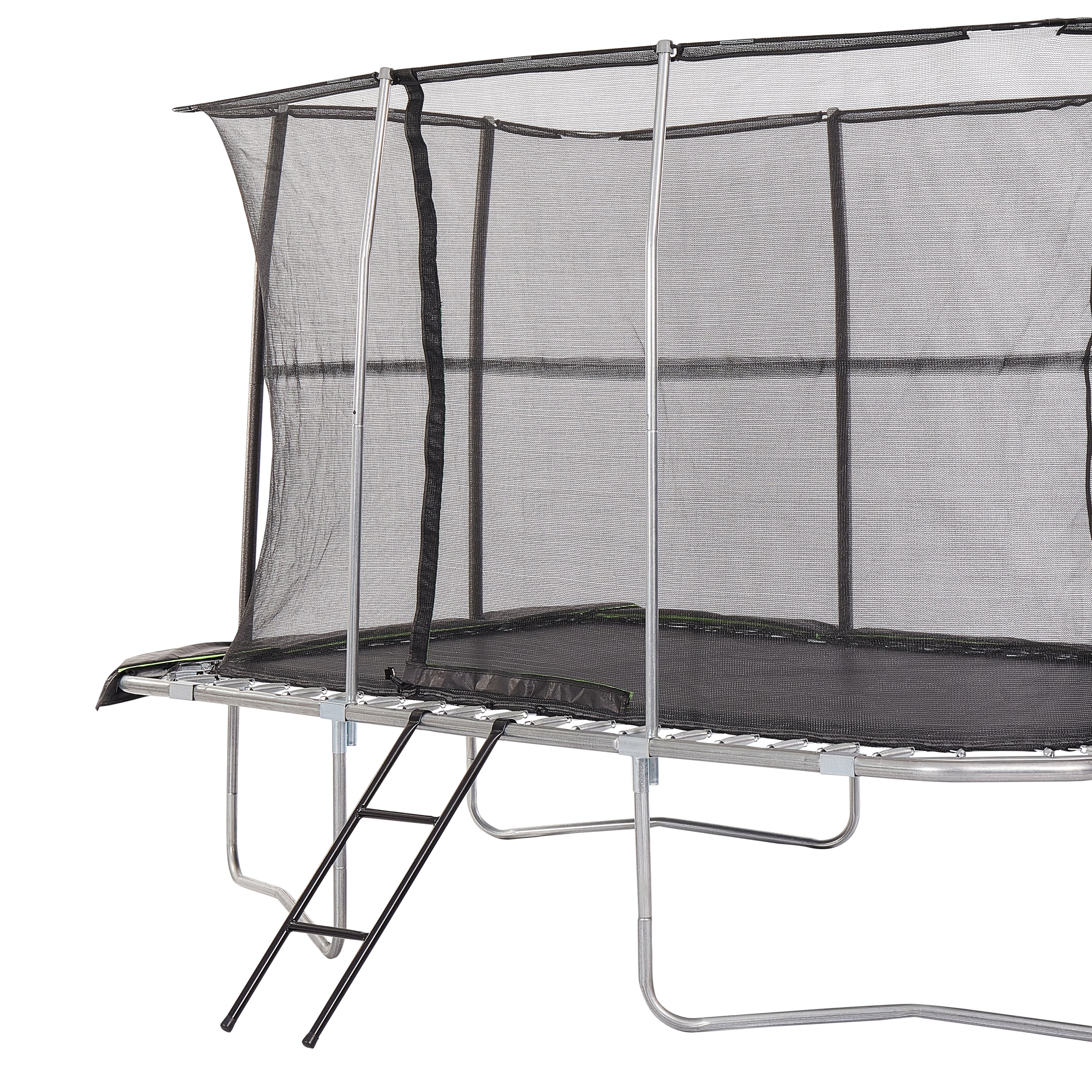 Jumpking 7ft x 10ft Rectangular Trampoline with Patented Safety Enclosure, Heavy-Duty Frame, and Powder-Coated Ladder