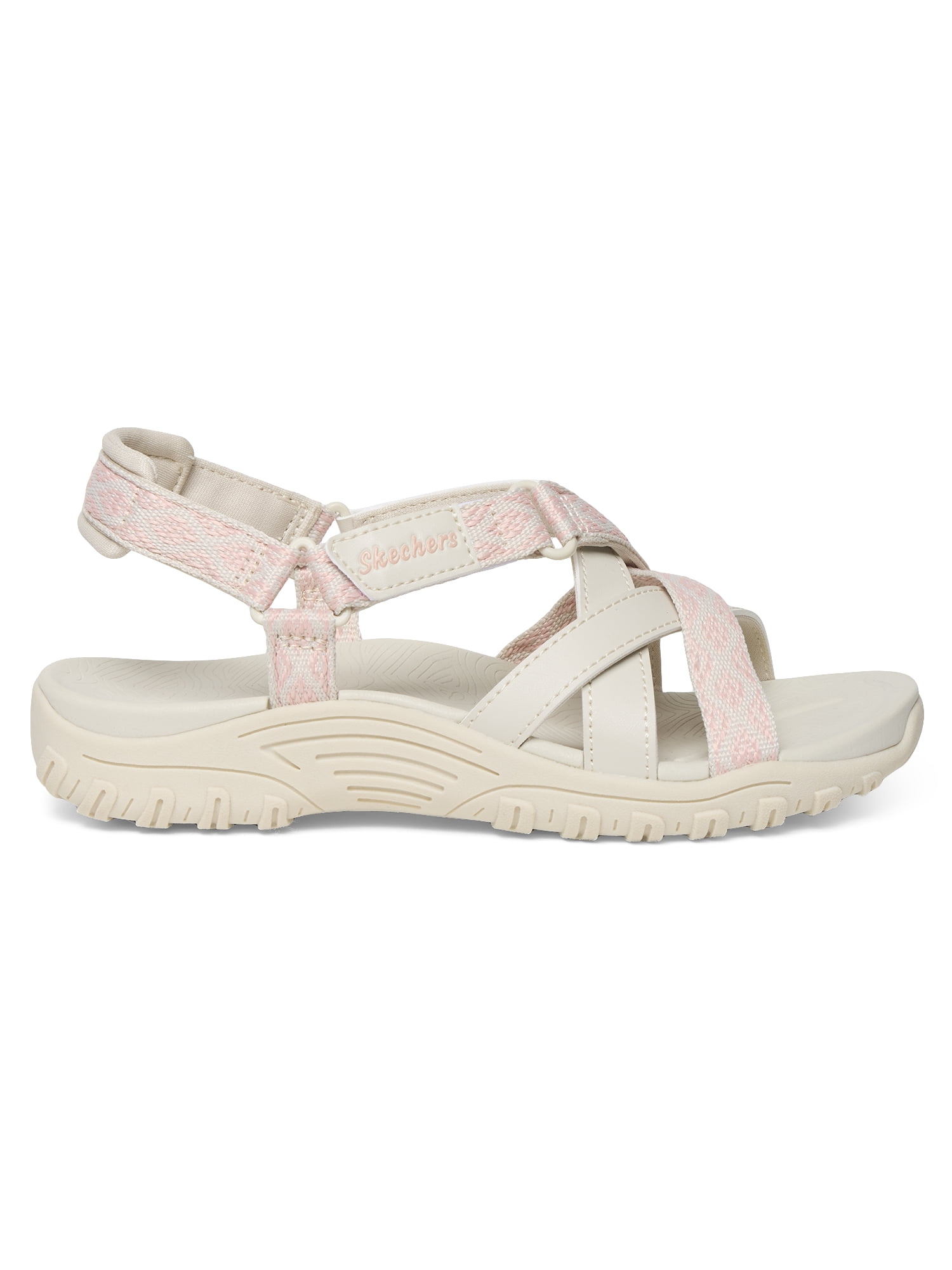 Skechers Women's Reggaelicious Geometric Weave Strap Sandal