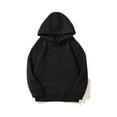 thumbnail image 2 of Grblisyd Girls Hoodies Size 10-12 Dressy Casual Long Sleeve Preppy Fashion Hooded Sweatshirts Y2k Winter Sweaters Preppy Clothes for Girls 10-12 Black 150, 2 of 4