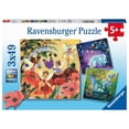 thumbnail image 2 of Ravensburger Rompecabezas: Criaturas fantaticas 3 Pack 49 piezas verde Estándar, 2 of 5