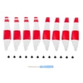 thumbnail image 2 of KLKCMS 8Pcs Props Replacement for Mini , Airscrew Parts Premium Red White, 2 of 3