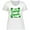 AA-White, variant on Inktastic Sassy Lassy with Green 4 Leaf Clovers Women's Plus Size T-Shirt