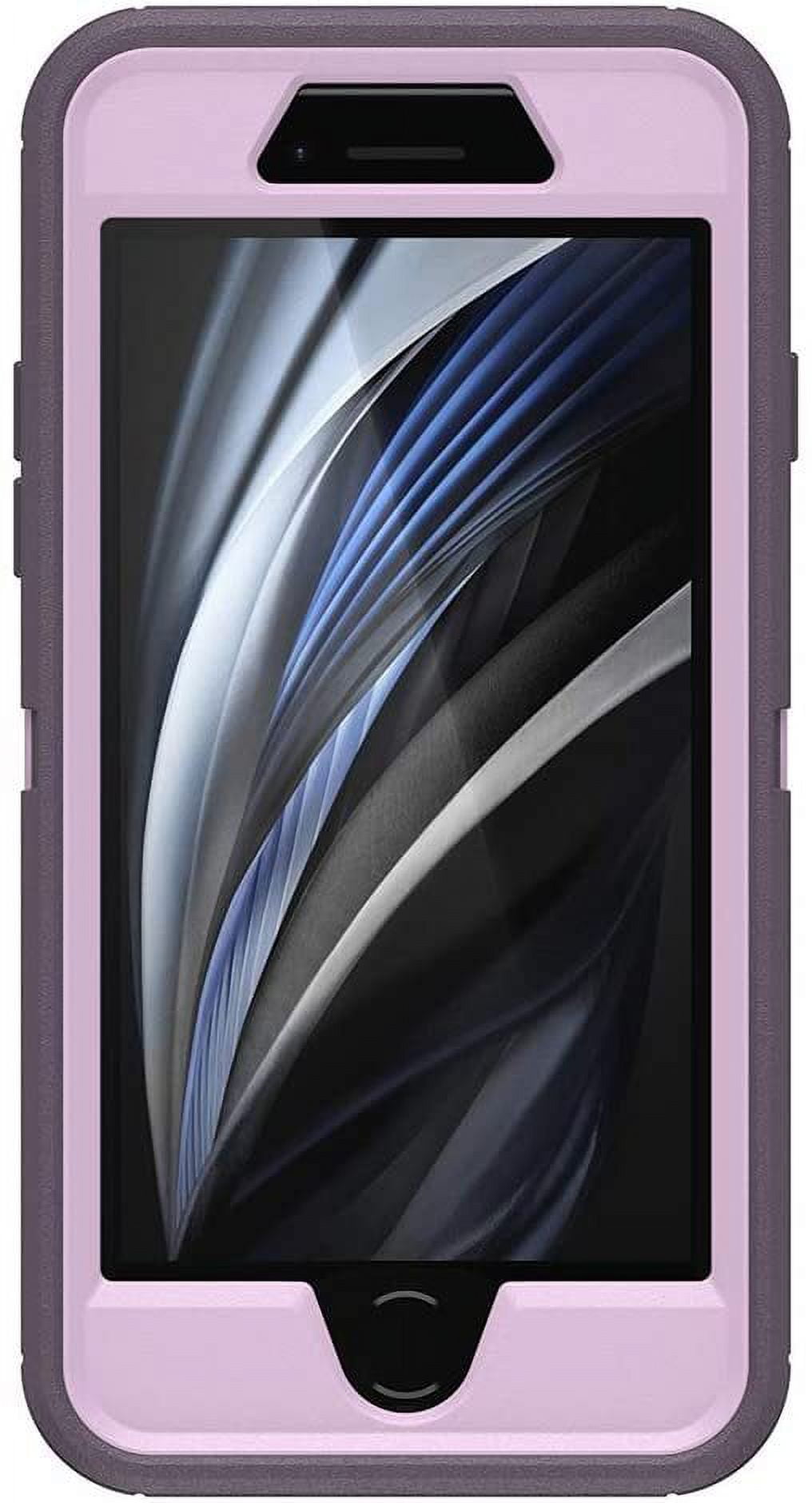 OtterBox DEFENDER SERIES Case for iPhone SE 3rd and 2nd gen and iPhone 8/7 - PURPLE NEBULA WINSOME ORCHID/NIGHT PURPLE