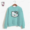 thumbnail image 2 of Sudadera con capucha para mujer, ropa de calle Harajuku, moda de otoño e invierno, sudadera con estampado de Hello Kitty, sudadera informal de manga larga para mujer, 2 of 5
