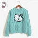thumbnail image 2 of Sudadera con capucha para mujer, ropa de calle Harajuku, moda de otoño e invierno, sudadera con estampado de Hello Kitty, sudadera informal de manga larga para mujer, 2 of 5