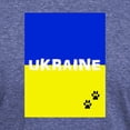 thumbnail image 3 of CafePress - Ukraine Paws T Shirt - Mens Tri-blend T-Shirt, 3 of 4