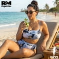thumbnail image 4 of Traje de Baño 3 Piezas Bikini Pareo Bata Talla Grande Mujer lila 0XL, 4 of 5