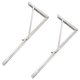 thumbnail image 4 of Soportes plegables de acero inoxidable de 2pcs soportes plegables soportes de soporte, 4 of 5
