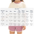 thumbnail image 3 of Cethrio Girls Cotton Outfit Sets, 2 Piece Summer Soft Short Sleeve Kids Clothing sets Pink Size 4-5 T, 3 of 5