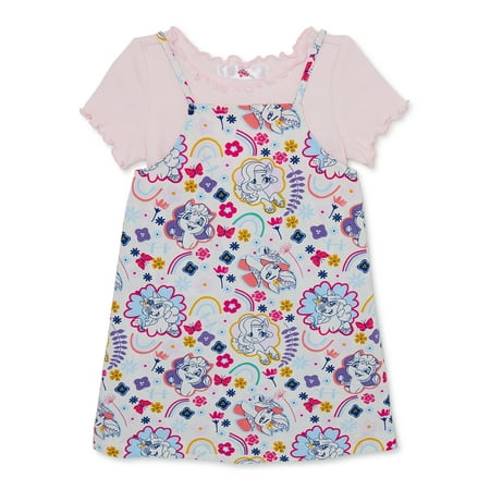 

My Little Pony Toddler Girl Ruffled Top and Sleeveless Dress Set 2-Piece Sizes 18M-5T