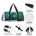 thumbnail image 6 of Haiem Around The Planet Pattern Gym Bag for Women Men, Waterproof Travel Duffel Bags, Personal Item Travel Bag Weekender Bag with Shoes Compartment & Wet Pocket, 6 of 8