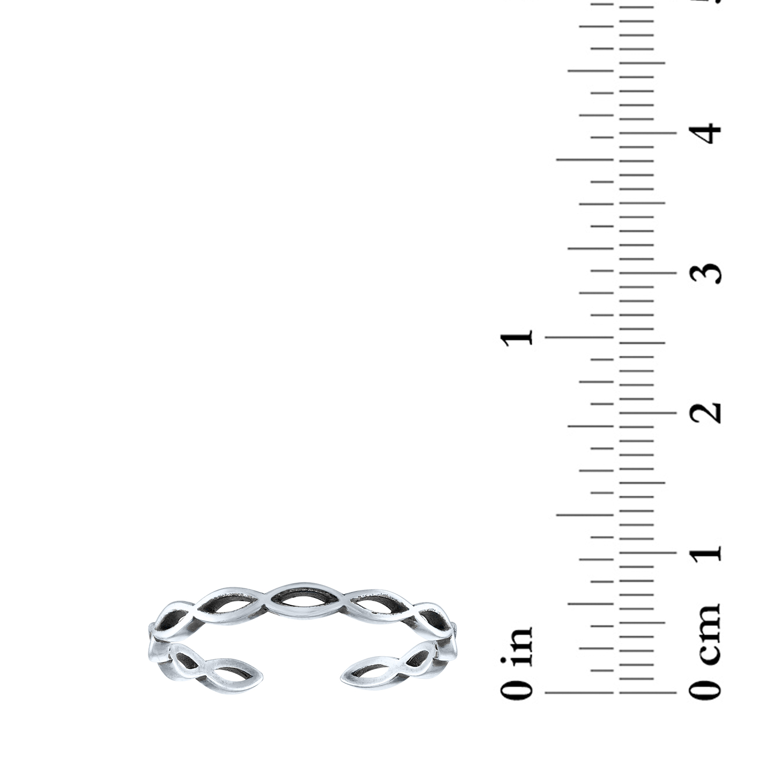 Ladies Brilliance Fine Jewelry Sterling Silver Stack Ring Set