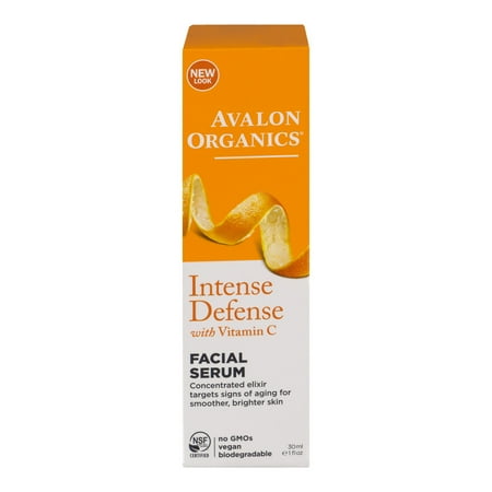 Avalon Organics Intense Defense with Vitamin C Facial Serum, 30.0 ML