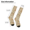 thumbnail image 2 of Rateoe Paisley Floral 1 Pattern Women’s Knee High Crew Socks,Trouser Socks Comfortable, Breathable, Moisture-Wicking and Soft, 2 of 6
