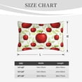 thumbnail image 6 of Fotbe Fruit Apples Pillow Cases - Envelope Closure - Luxury, Extra Soft, Cooling Pillow Covers - Wrinkle, Fade, Stain Resistant-20"x30", 6 of 9