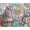 thumbnail image 5 of oneOone Silk Tabby Sea Green Fabric Geometric Craft Projects Decor Fabric Printed By The Yard 42 Inch Wide, 5 of 6
