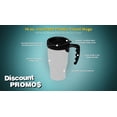 thumbnail image 3 of 14 oz. Insulated Plastic Travel Mugs - 10 pack - White, 3 of 5