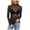 Black, variant on Scyoekwg Women Blouses Crew Neck Mesh Slim Tops Solid Color Trendy Fall Tops Loose Long Sleeve T Shirts Lightweight Pullover (Black,XL)