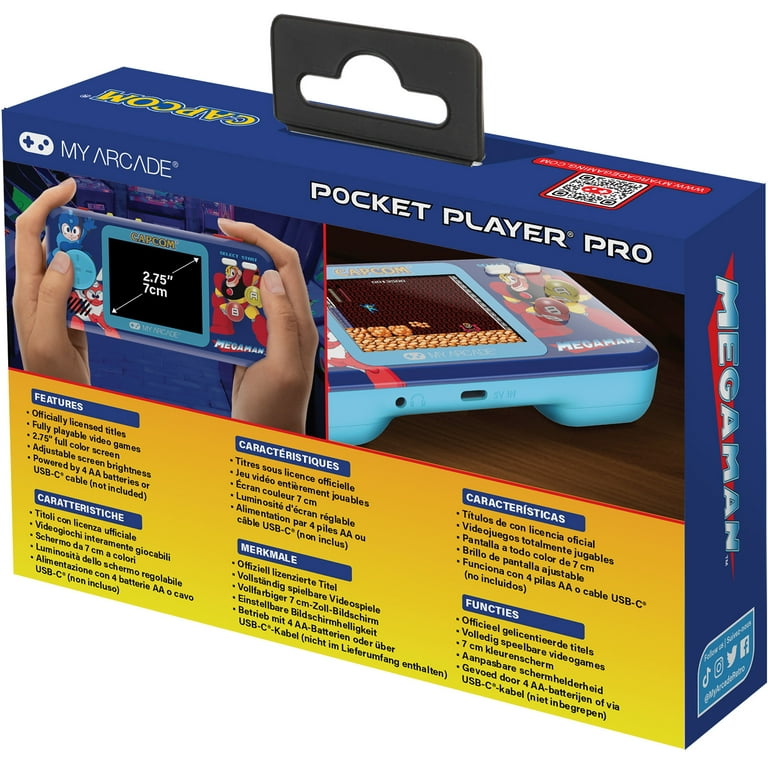 My Arcade Mega Man Pocket Player Pro - Classic Retro Video Game