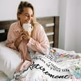 thumbnail image 2 of Retirement Blanket -Retirement Gifts for Women 2022 - White Throw Blankets - Cozy Soft Floral Retirement Plush Blanket for Mom, Coworker,Boss -Happy Retirement Decorations 50x60 inch-Sofa Blanket, 2 of 6