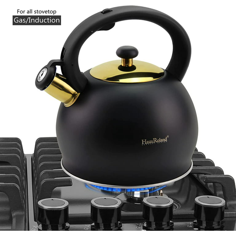 Housoutil 1pc Chirping Kettle whistling stovetop kettles heating teapot  induction stovetop whistling teakettles espresso concentrate Heating Water
