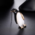 thumbnail image 2 of Uinagy Oil Dripping Vintage Penguin Brooch, 2 of 7