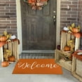 thumbnail image 5 of Orange Welcome Fall Door Mat Outdoor for Front Door, Fall Decorations for Home Non-Slip Washable Autumn Doormat Entrance Rug for Indoor Outdoor Decor (Welcome 4, 17"x30"), 5 of 6