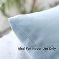 thumbnail image 5 of Set of 2 Lake Blue 16x16 Square Sofa Pillow Covers Indoor Use, 5 of 6