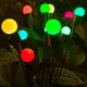 thumbnail image 4 of Lámpara 2 uds luz Solar de jardín uso conveniente para la decoración del patio del paisaje del jardín del hogar (luz de color + 8LED, 4 of 7