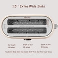 Toaster 4 Slice, KOTlAN Retro Long Slot Toasters with CountdownTimer ...