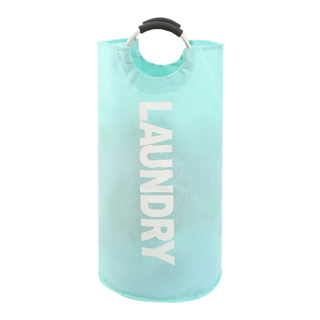 LPSSTORE Foldable Aluminum Handle Cloth Storage Laundry Hamper for Bathroom & Bedroom