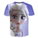 thumbnail image 1 of Camisetas bonitas de Frozen para niños, ropa de moda para niños, camiseta de manga corta Kawaii para niñas, camiseta con estampado 3D de Elsa de Frozen de Disney para niñas 7T Gao Jinjia LED, 1 of 2