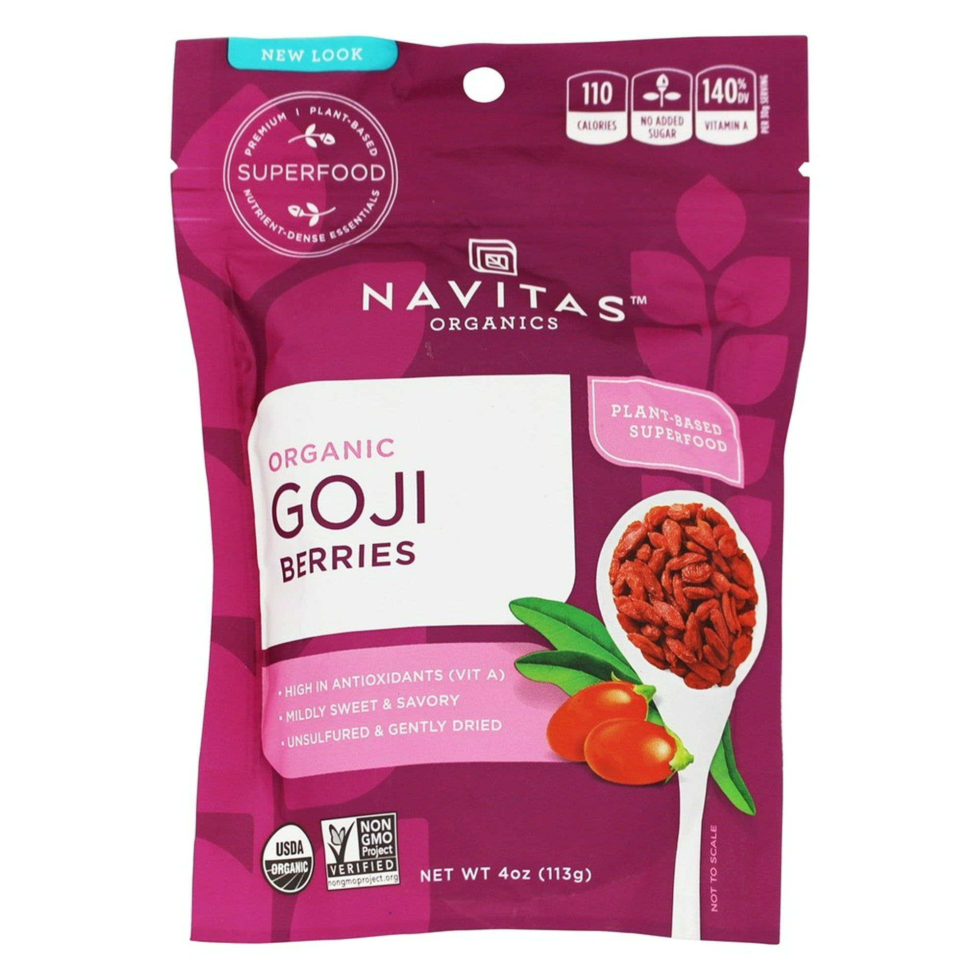 Navitas Organics - Sun-Dried Goji Berries - 4 oz.
