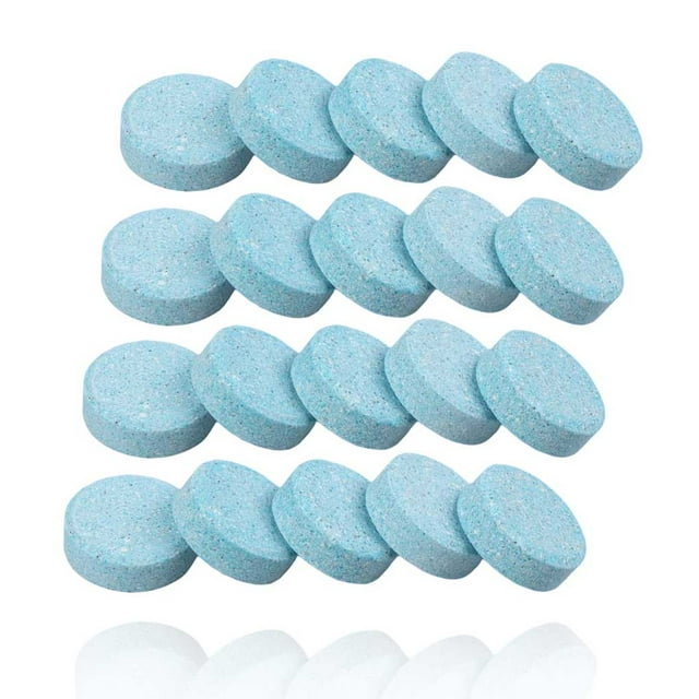 pitrice 20pcs Solid Washer Effervescent Windshield Concentrated Washing Tools Kitchen Cleaners Universal Long-lasting 1Set