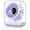 Lavender, variant on Rechargeable USB Desk Fan, Quiet Table Fan with Turbo Airflow, 100 Speeds, Digital Display, 90° Rotating, Small Battery Desktop Fans for Bedroom Home Office Travel