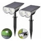 thumbnail image 1 of Linkind Solar Garden Light With Motion Sensor, Outdoor Solar Light, Ip67 Waterproof Outdoor Wall Light, 650lm Super Bright Solar Light, 2sets Of White, 1 of 5