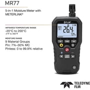 Flir Pinless Moisture Meter + Ir Thermometer And Meterlink