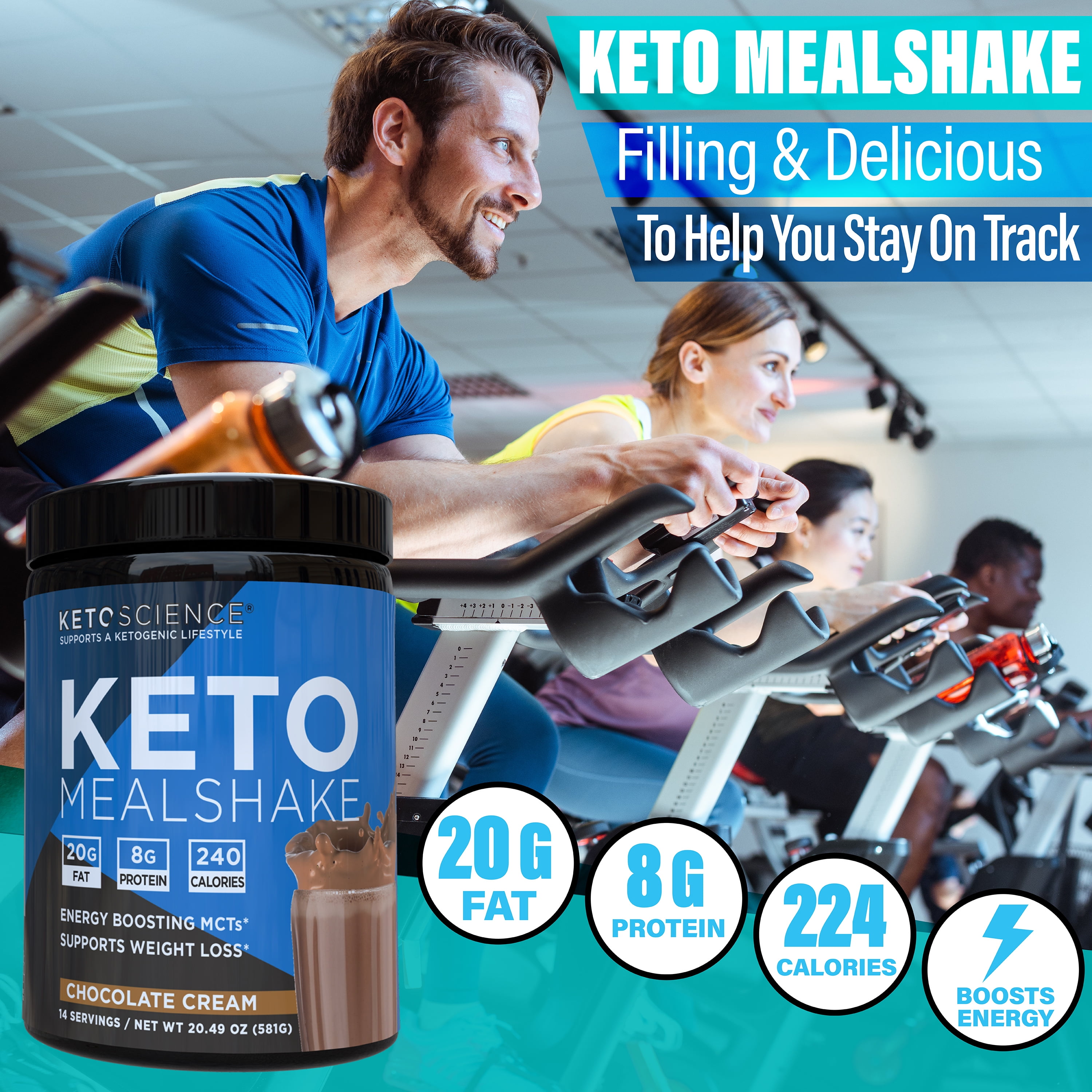 Meal Replacement Keto Shakes (5 Flavors!) - KetoConnect