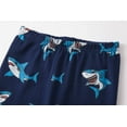 thumbnail image 6 of Popshion Toddler Boys Pajamas Set Shark Print Kids 100% Cotton 2 Piece Long Sleeve Sleepwear 4T/6598, 6 of 7