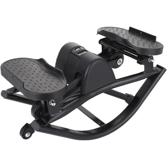 GUYGU Portable Lateral Rock Stepper, Mini Home Exercise Stepper with Digital Monitor & Non-Slip Pad, Side to Side Stepper for Full Body Training