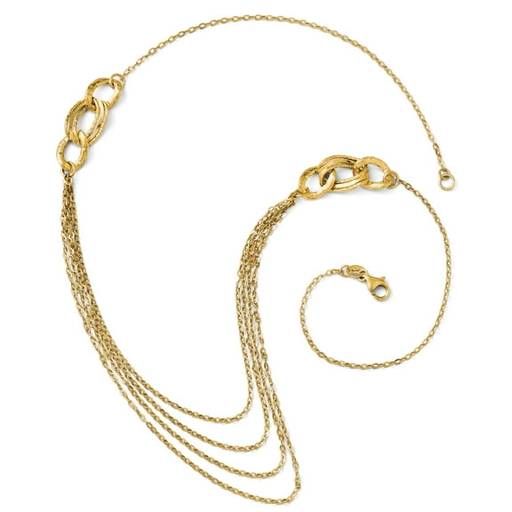 FJC Finejewelers 14k Yellow Gold Four Layer Rope Chain Necklace