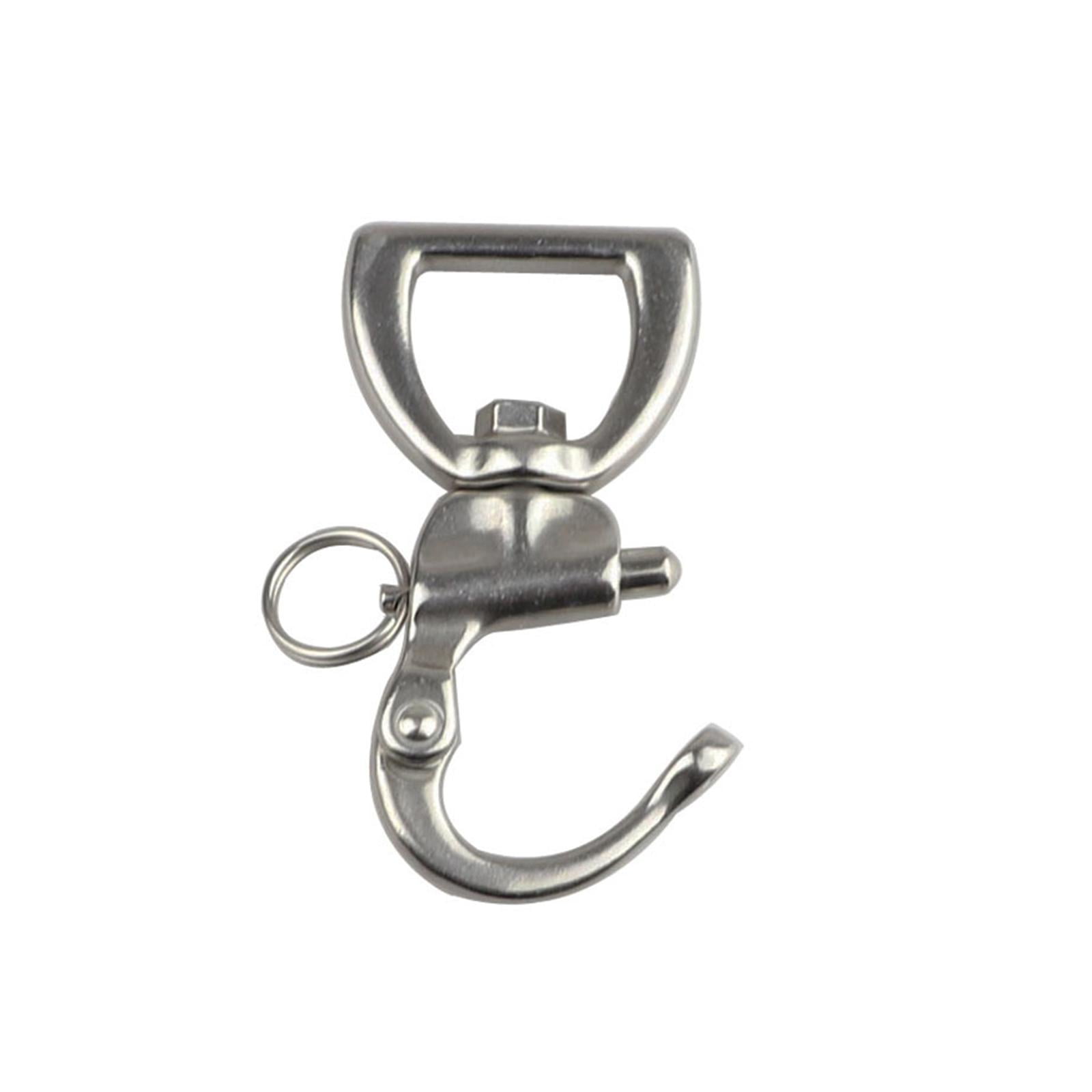 Swivel Eye Webbing Shackle Heavy Duty Stainless Steel Clip Spring